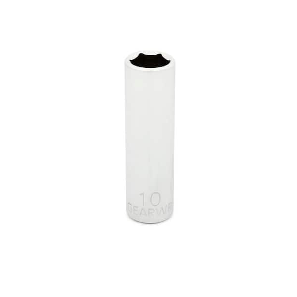 1/4 in. Drive 6-Point Metric Deep Socket 10 mm