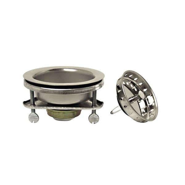 Glacier Bay EZ-Lock Sink Strainer in Stainless Steel