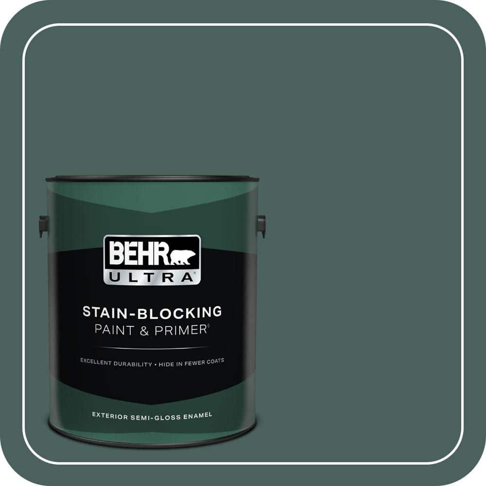 1 gal. #BIC-54 Vert Pierre Semi-Gloss Enamel Exterior Paint & Primer price history on PriceWatchPro