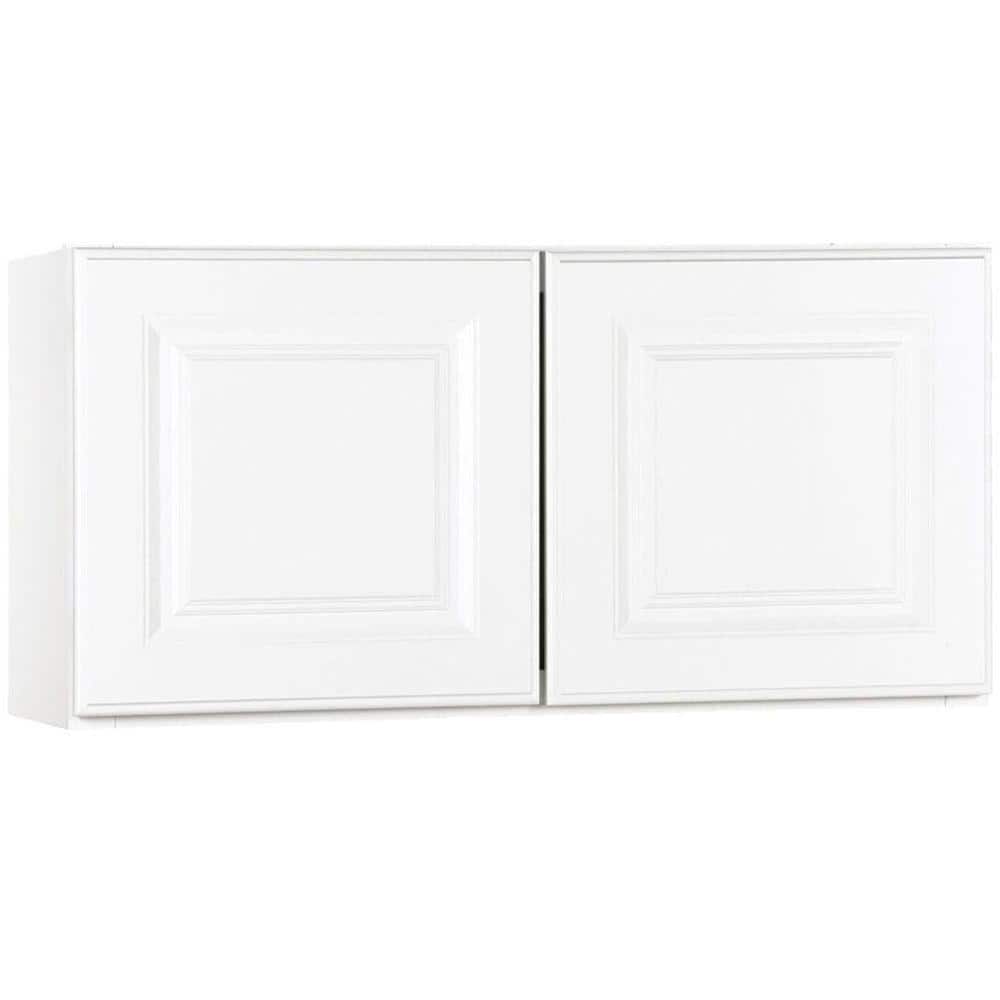 Hampton Bay 2478274 Hampton Assembled 30X15X12 In. Wall Bridge Kitchen Cabinet In Satin White