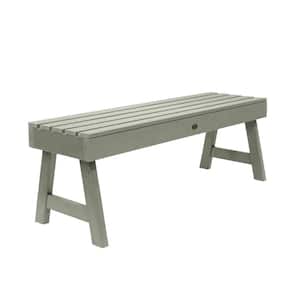 Weatherly 4 ft 2-Person Eucalyptus Recylced Plastic Outdoor Bench