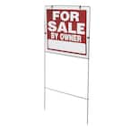 18 in. x 24 in. Plastic for Sale By Owner with Frame Sign