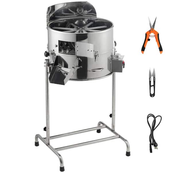 SVOPES 18 in. Electric Bud Trimmer, Machine with 60 W Adjustable Speed, Stainless-Steel Blades, Mesh Bag and Pruner Included