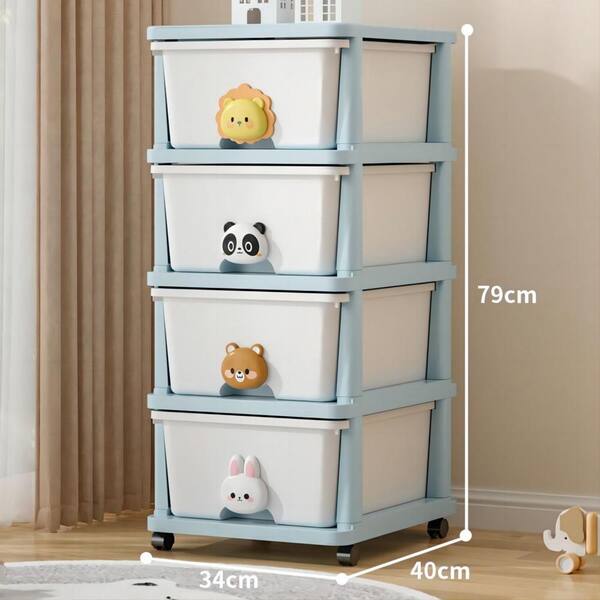 3 Layer Plastic selling Storage Rack White