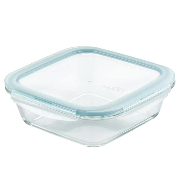 LocknLock Performance Glass 8 in. x 8 in. Square Baker and Food Container with Lid