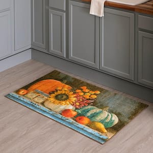 Harvest Table Neutral 2 ft. x 3 ft. 4 in. Machine Washable Area Rug