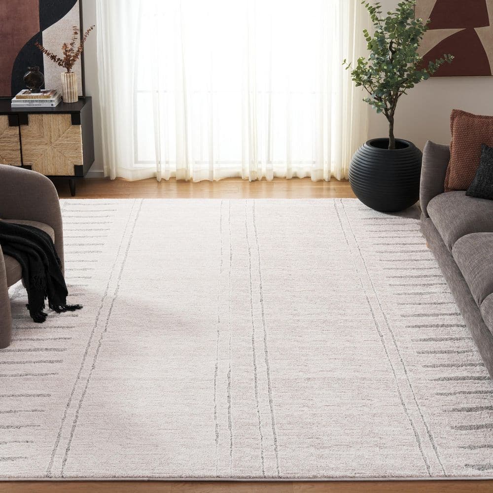 Northport 9 ft. x 12 ft. Ivory/Gray Abstract Area Rug price history on PriceWatchPro