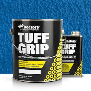 Tuff Grip Extreme 1 gal. Blue Semi-Gloss Urethane Anti-Slip Exterior/Interior Patio Concrete Sealer