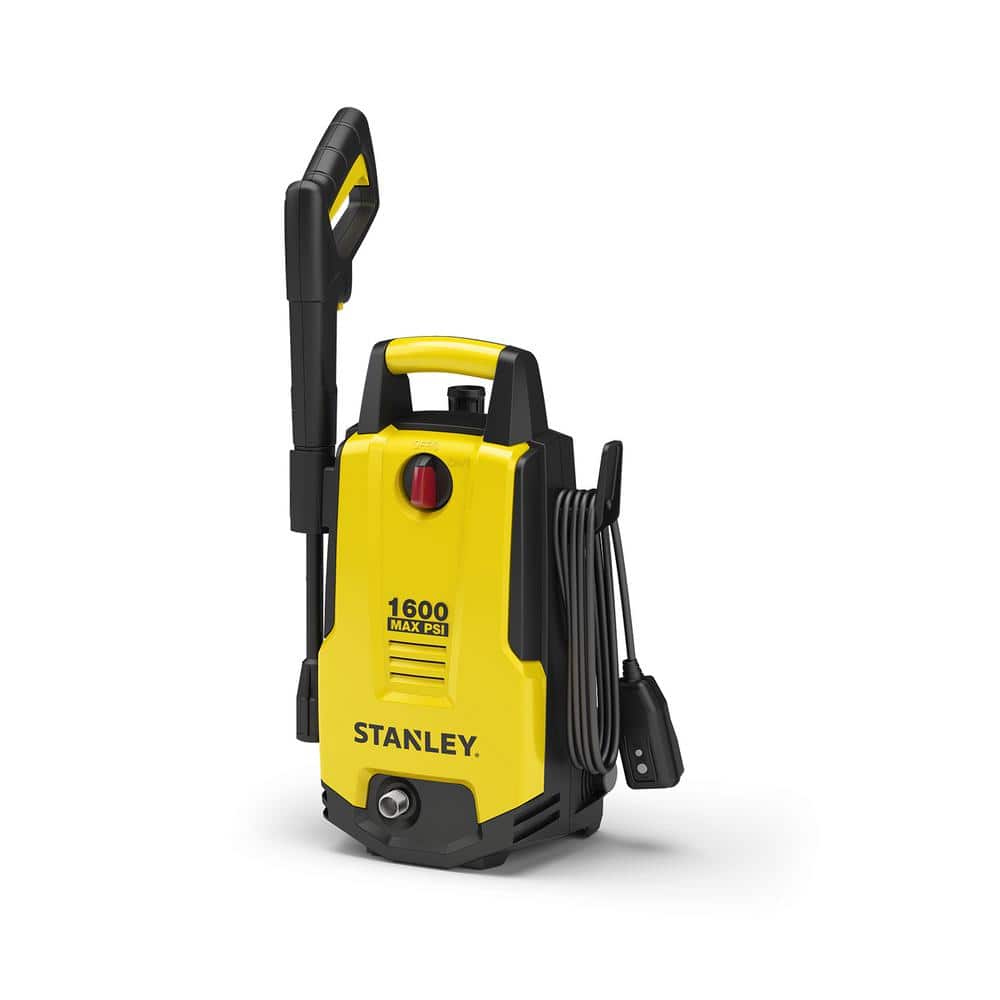 Stanley Portable 1 600 Psi 1 3 Gpm Electric Pressure Washer With 20 Ft Hose Shp1600 The Home Depot