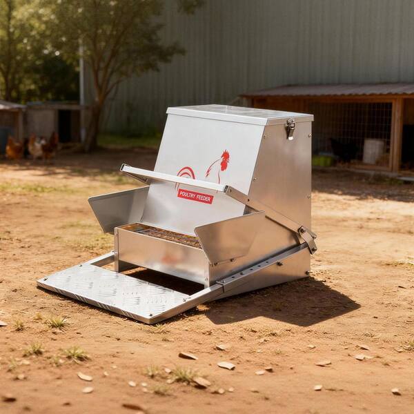 VEVOR Automatic Chicken Feeder, 40 lbs. Capacity, 21 x 17 in