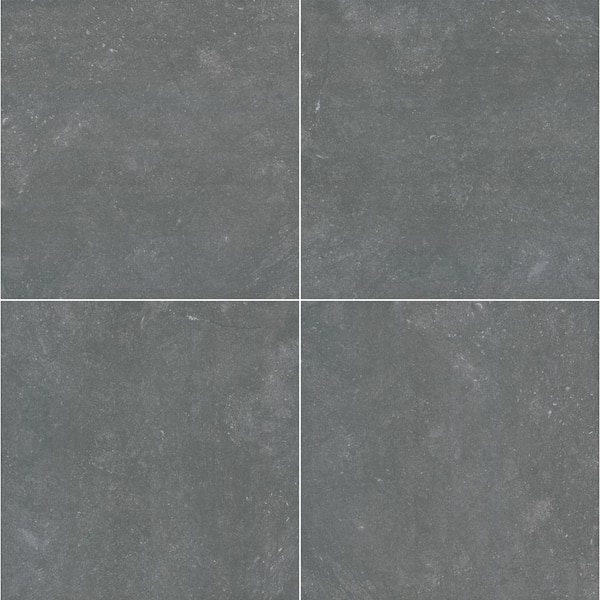 MSI Vulkon Nero 24 in. x 24 in. Matte Porcelain Paver Floor Tile (2-Pieces/8 sq. ft./Case)