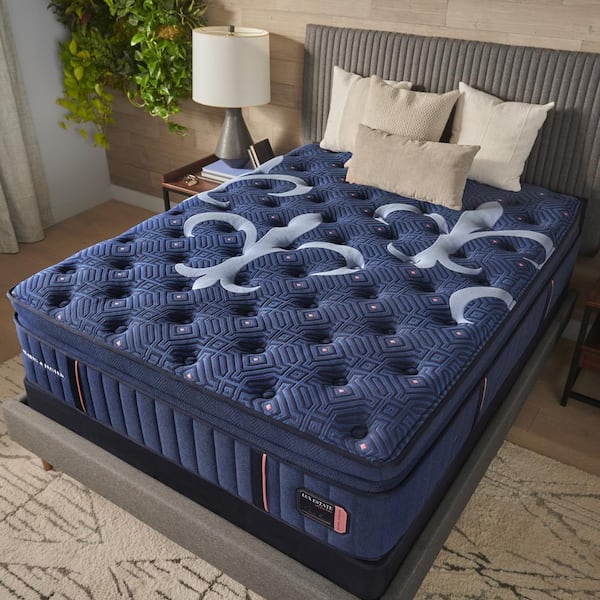 STEARNS & FOSTER Lux Estate Queen Firm Luxury Memory Foam 16 in. Pillowtop Mattress Set