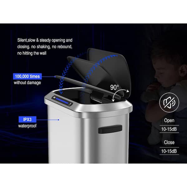 Black Heavy Duty Big Trash Liner Bin Kitchen Waterproof Plastic Garbage  Rubbish Industrial Contractor Refuse Bags - AliExpress