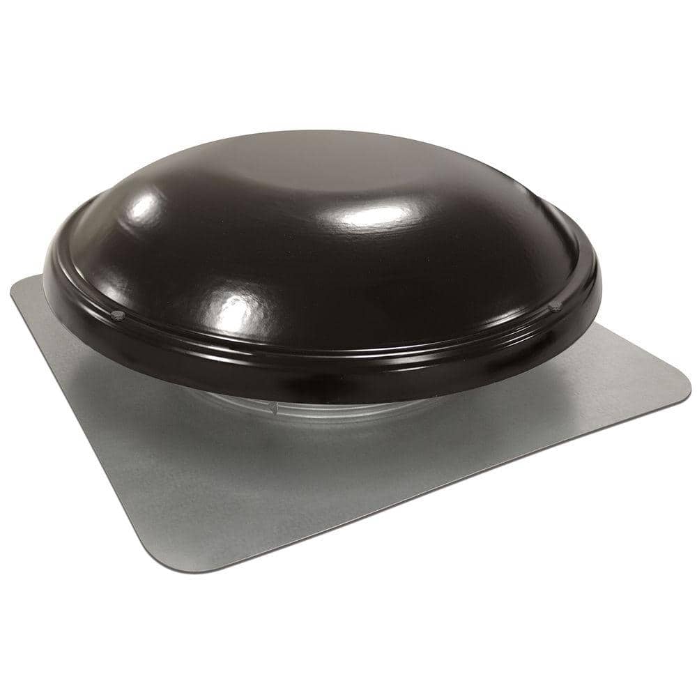 144 sq. in. NFA Galvanized Steel Static Dome Roof Vent in Black price history on PriceWatchPro