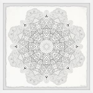 "Mandala Hearts" by Marmont Hill Framed Abstract Art Print 32 in. x 32 in.