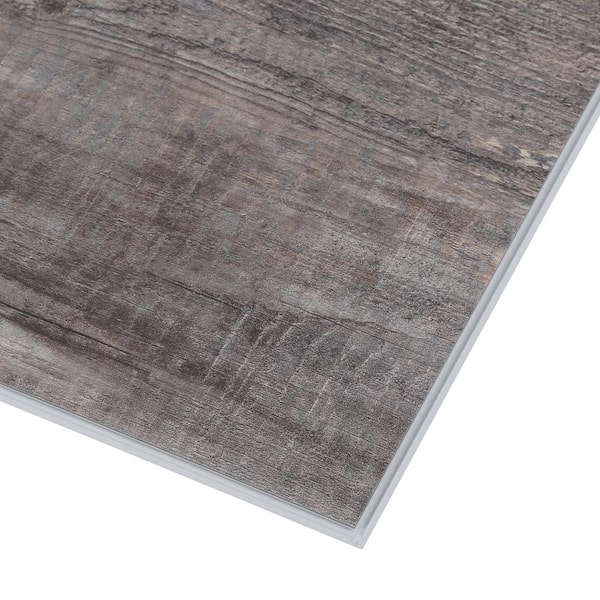 Luxury Vinyl Plank Flooring - Color: Gray - Size 6 In. x 48 In.