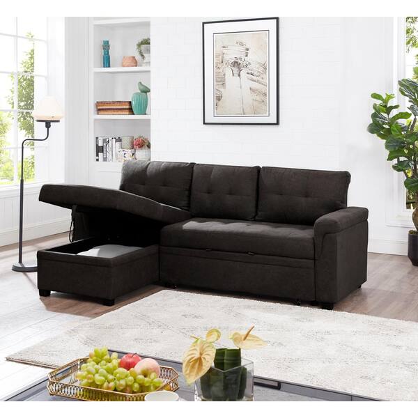 Rooms to Go, sectional w/queen size sleeper. Gently used, less