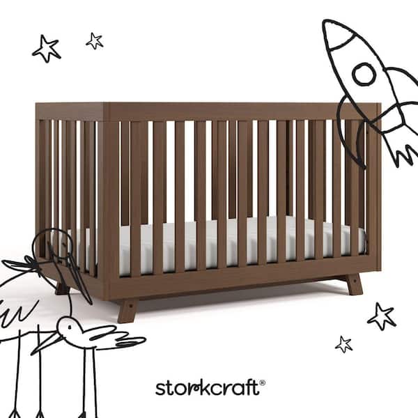 Storkcraft Beckett Hazelnut 3-in-1 Convertible Crib 04610-608