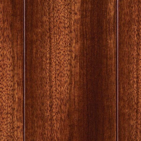 Home Legend Take Home Sample - Brazilian Cherry Click Lock Hardwood Flooring - 5 in. x 7 in.