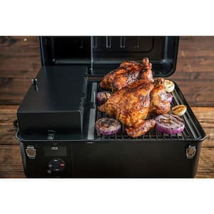 Ranger Pellet Grill and Smoker in Black with Cover