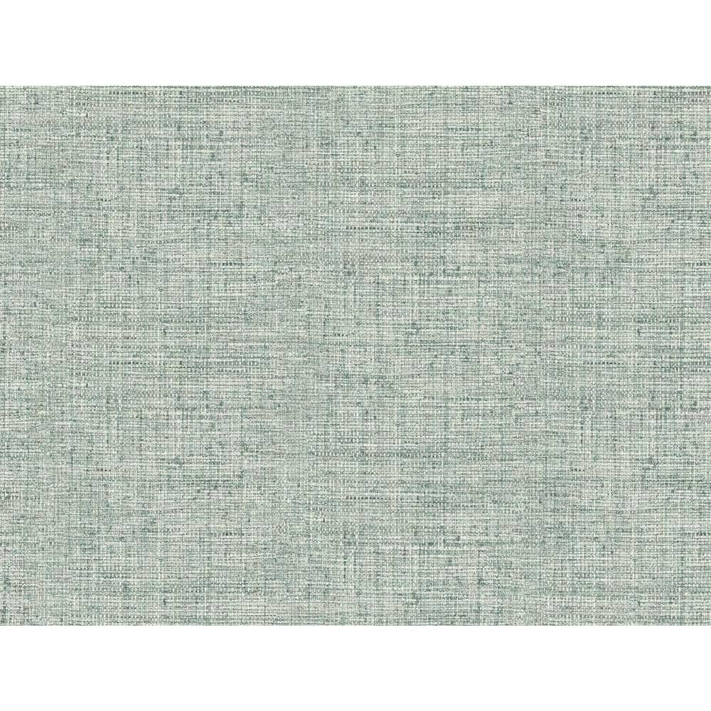 Blue Papyrus Weave Peel and Stick Grasscloth Wallpaper