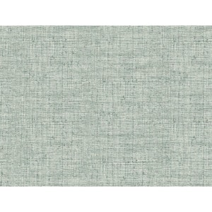 Papyrus Weave Blue Premium Peel and Stick Wallpaper Roll (Covers 45 sq. ft.)