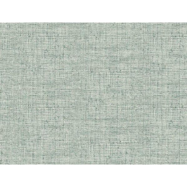 York Wallcoverings Papyrus Weave Blue Premium Peel and Stick Wallpaper Roll (Covers 45 sq. ft.)