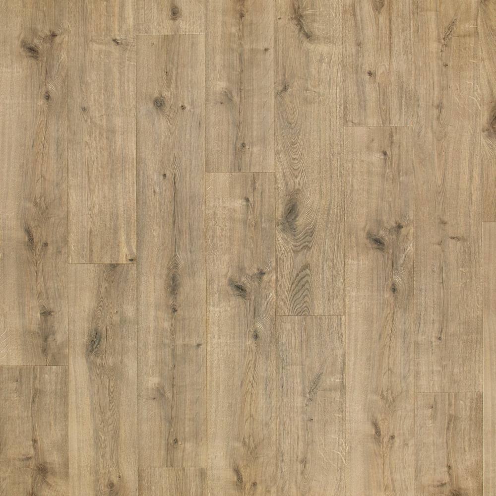 Pergo Take Home Sample - Anderson Oak Waterproof Antimicrobial-Protected Laminate Wood Flooring, Light