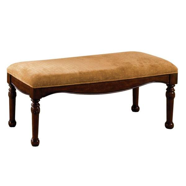 Unbranded Halton Bench in Distressed Cherry