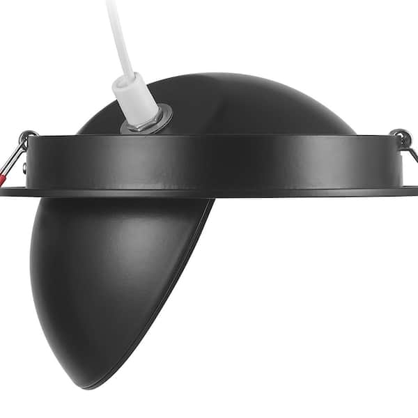 Ultra Directional Integrated LED 6 in Round Adj Color Temp Canless Recessed Light for Kitchen Bath Living rooms, White