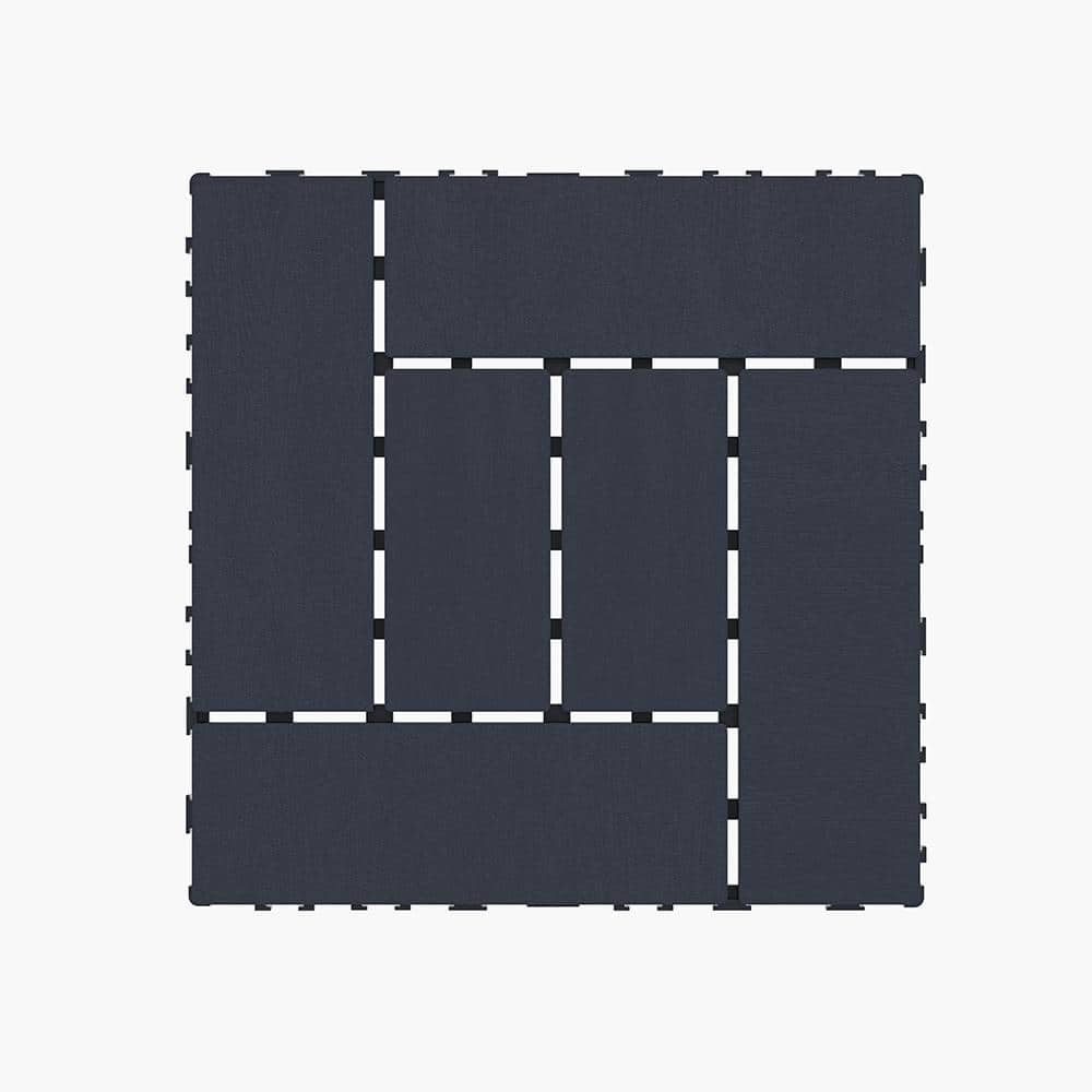 1 ft. x 1 ft. All-Weather Outdoor Plastic Interlocking Deck Tiles, Garage Floor Tiles in Gray Pattern 8 (44 Per Case) price history on PriceWatchPro