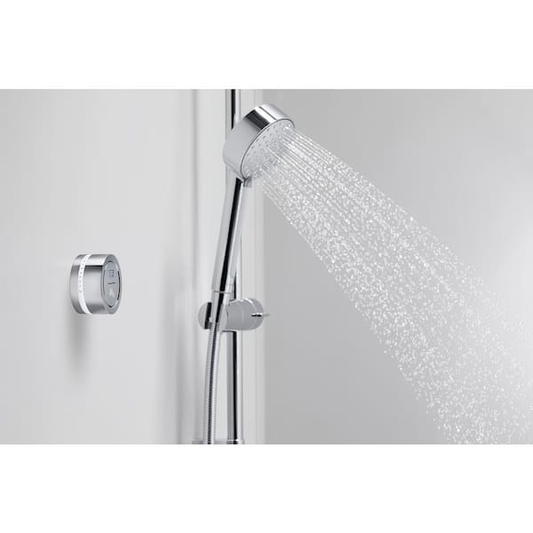 DTV Mode 1-Handle Wall-Mount Dual-Outlet Shower Interface Trim Kit in Polished Chrome with Eco-Mode Diverter