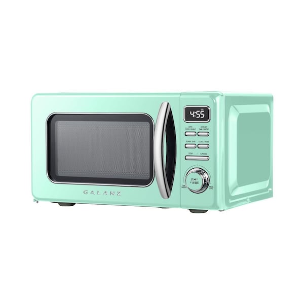 Galanz GLCMKZ07GNR07 galanz gLcMKZ07gNR07 Retro countertop Microwave Oven  with Auto cook & Reheat, Defrost, Quick Start Functions, Easy clean with gl