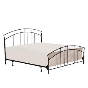 Vancouver Brown King Headboard and Footboard Bed with Frame