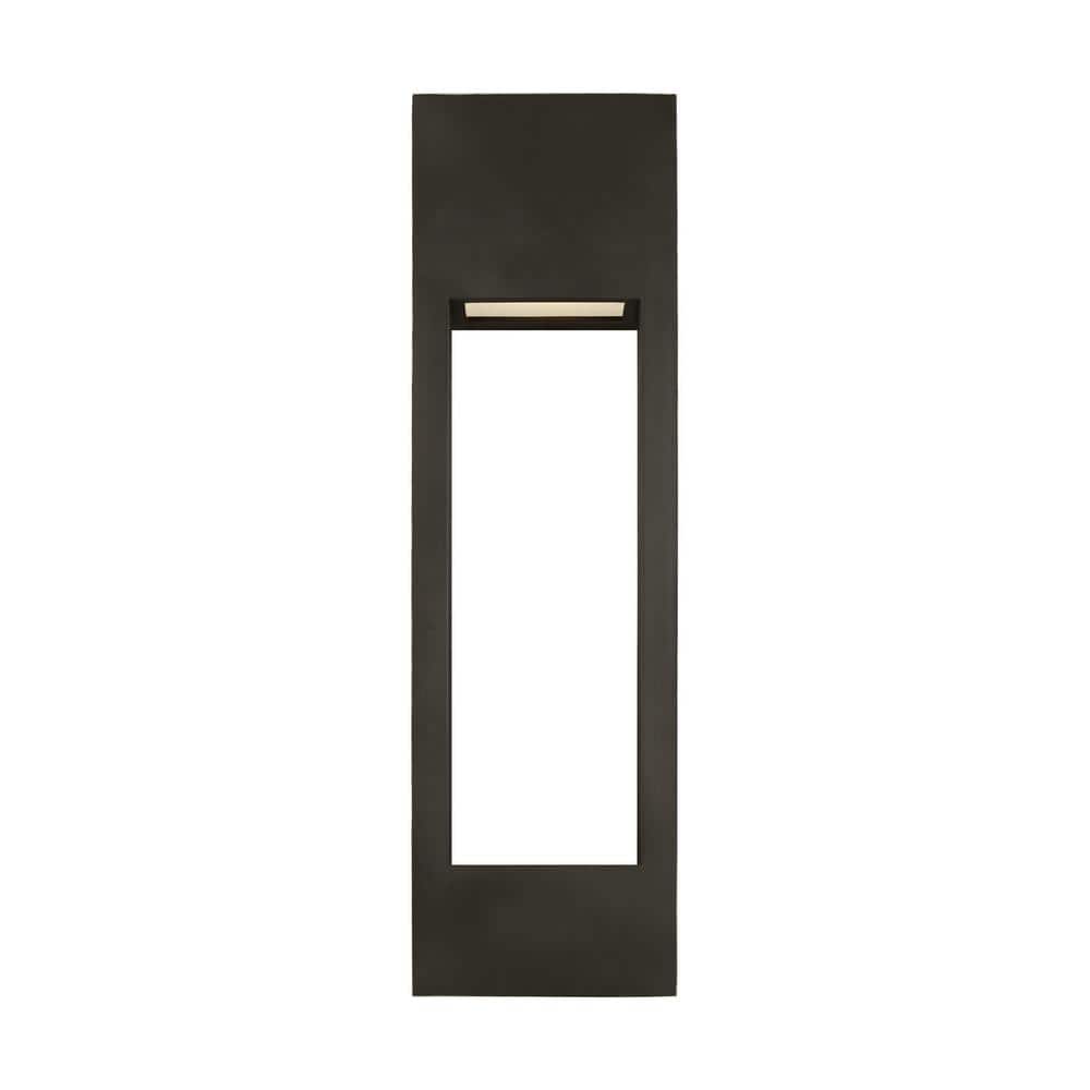 Testa Extra Large 2-Light Antique Bronze LED Outdoor Wall Lantern Sconce (1-Pack) price history on PriceWatchPro