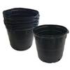 Hydroponics Organic 10 Gal. 39.8 qts. Black Round Plastic Nursery Pots 37.85 L / 1.33 cu. ft. (3-Pack) VHPP1000-5
