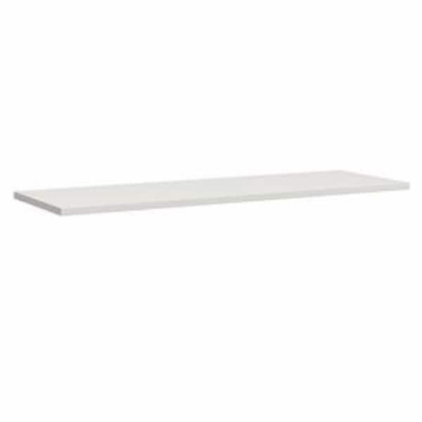 12 in. W x 72 in. D, White, Laminate Decorative Wall Shelf