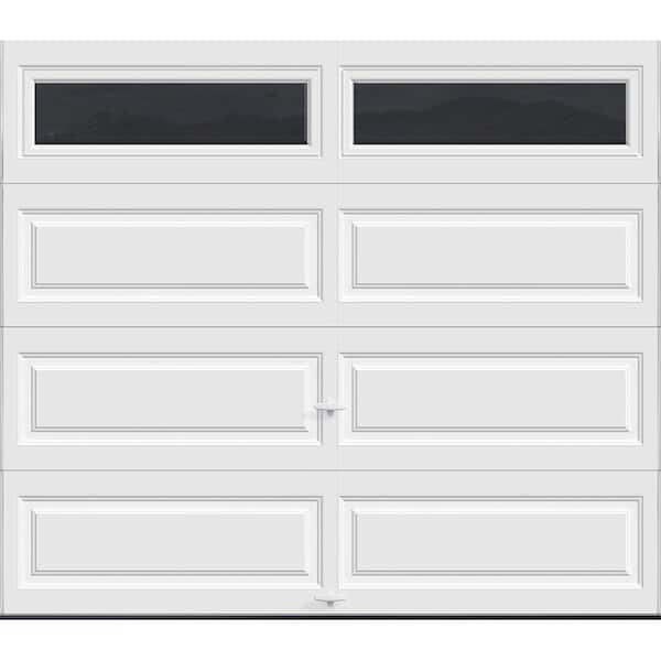 Intellicore Insulated White Garage Door, 8ft Garage Door