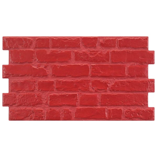 Merola Tile Manhattan Rojo 5-1/4 in. x 6 in. Porcelain Wall Take Home Tile Sample