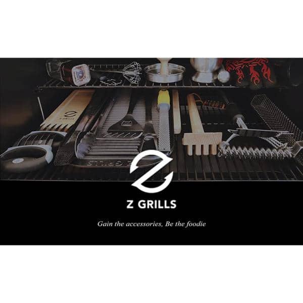 Z GRILLS BBQ Brush Scraper Cleaning Tool Triple Head Stainless