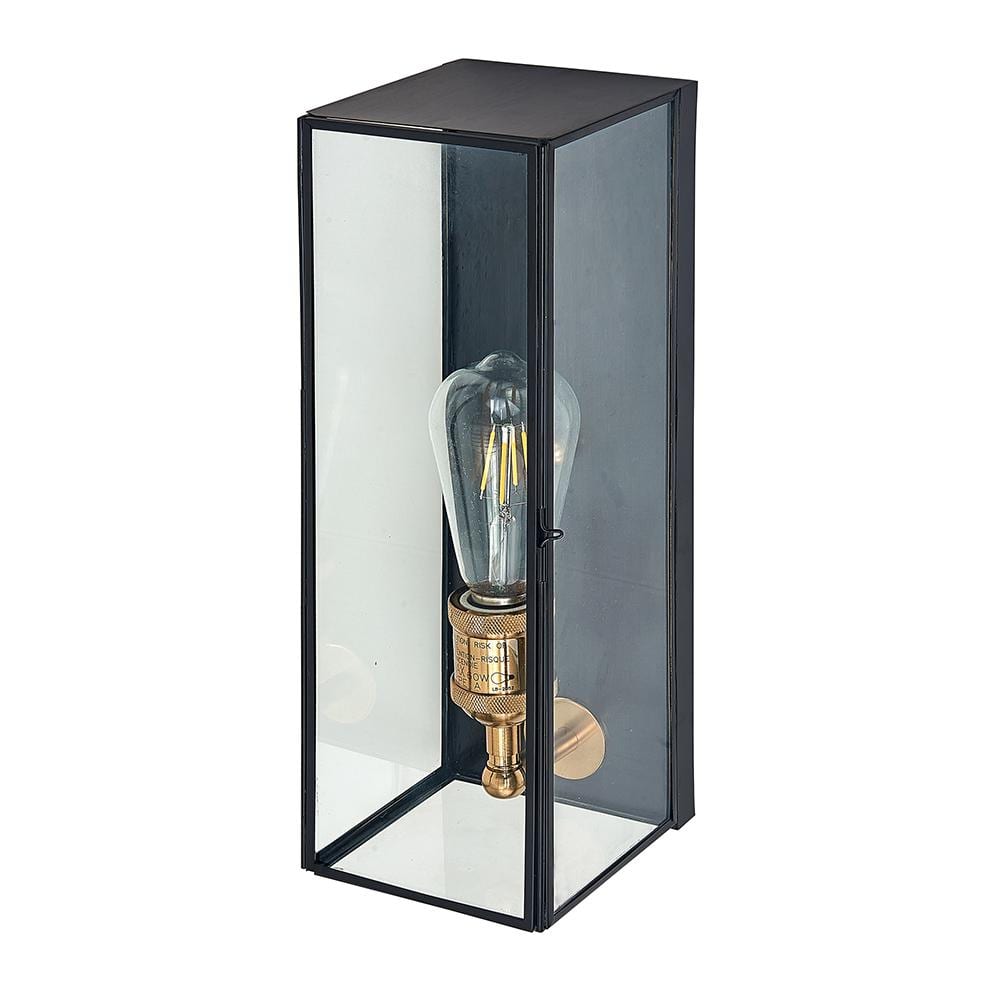 Outdoor Decor 1-Light Black Dimmable Wall Sconce with Metal Shade price history on PriceWatchPro