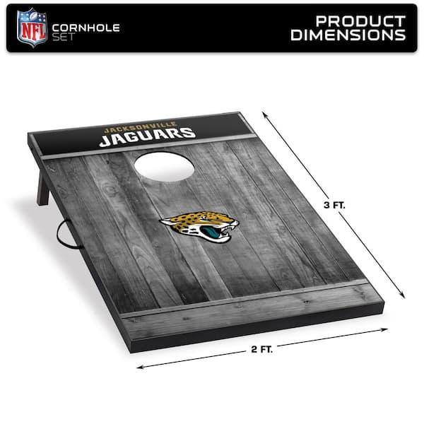 Wild Sports Jacksonville Jaguars 24 in. W x 48 in. L Cornhole Bag Toss Set  1-16047-VT114XD - The Home Depot