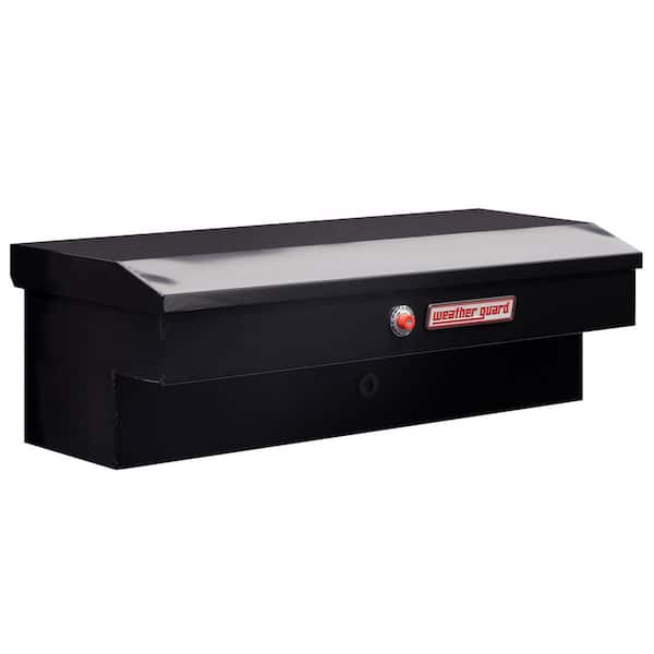 Weather Guard Short Aluminum Lo-Side Truck Box in Black Weather Guard Short Aluminum Lo-Side Truck Box in Black