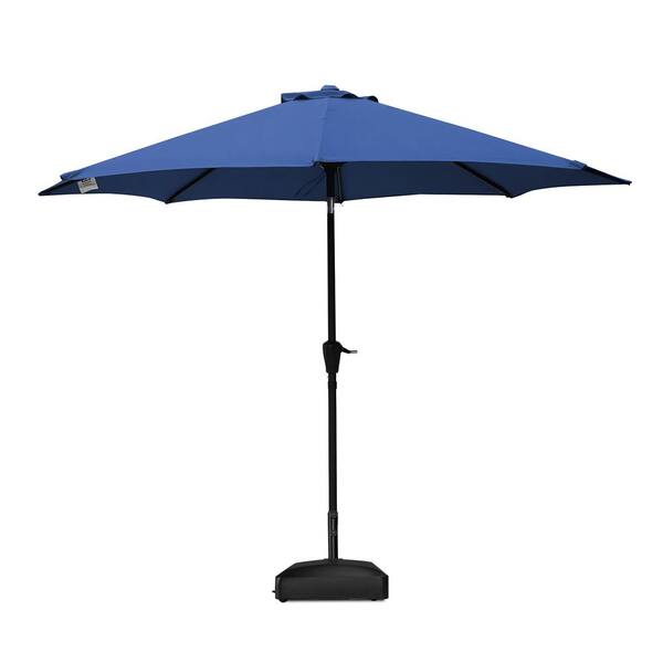SUNRINX 9 ft. Aluminum Market Crank and Tilt Patio Umbrella