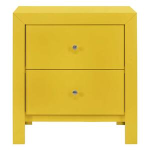 yellow night stand