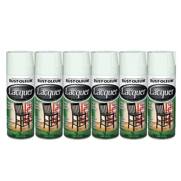 Rust-Oleum Specialty 11 oz. Gloss White Lacquer Spray Paint (6-Pack)-DISCONTINUED