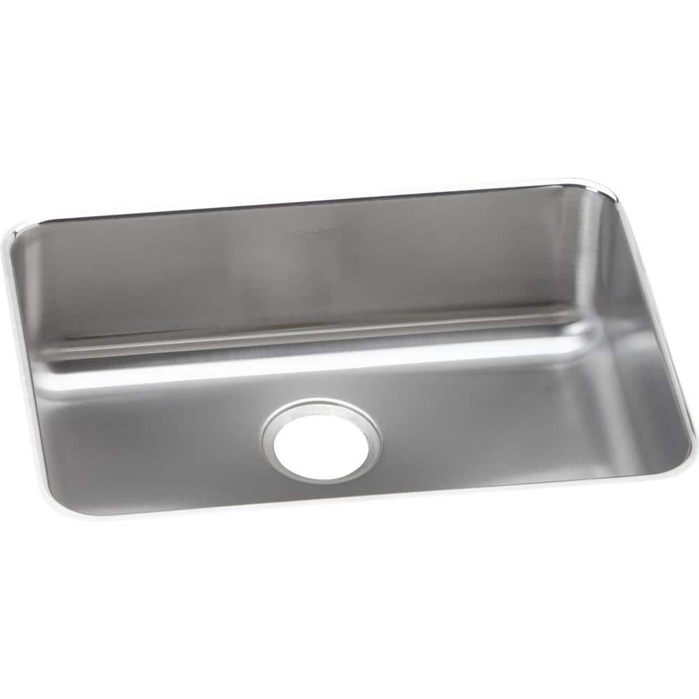 Lustertone 26" Stainless Steel Single Bowl Undermount Sink