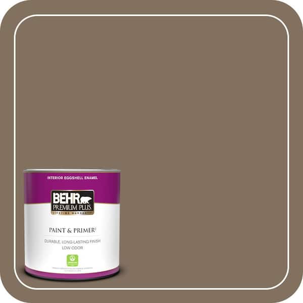 BEHR PREMIUM PLUS 1 qt. #PPU5-04 Mocha Latte Eggshell Enamel Low Odor Interior Paint & Primer