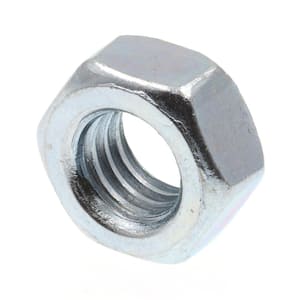 M6-1.0 Class 8 Metric Zinc Plated Steel Finished Hex Nuts (25-Pack)