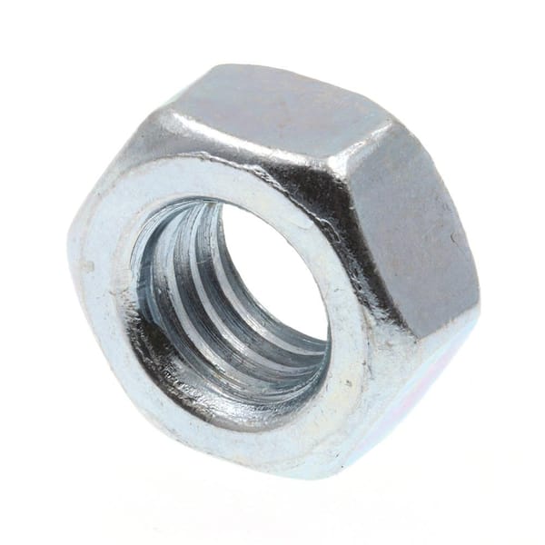 Prime-Line M6-1.0 Class Metric Zinc Plated Steel Finished Hex Nuts  (25-Pack) 9087834 The Home Depot